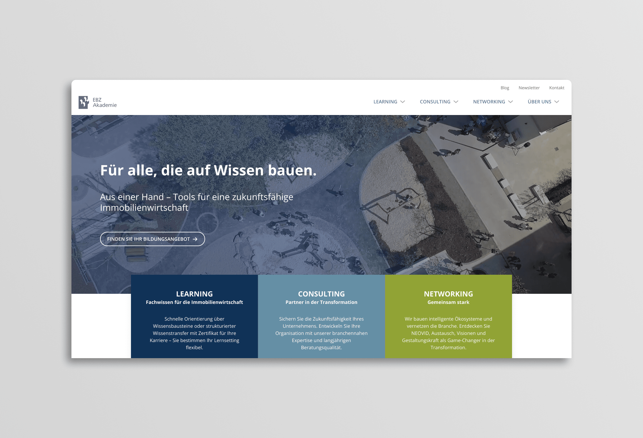 EBZ Akademie Website