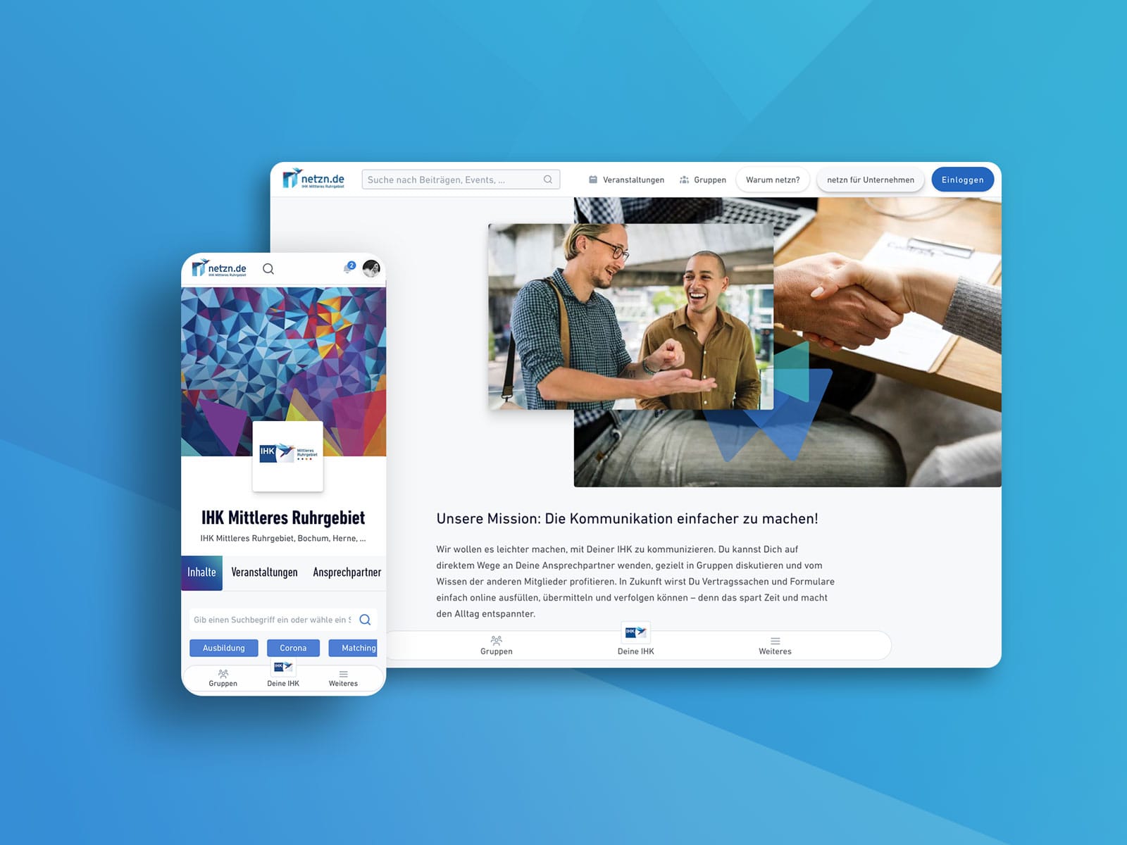 Überblick Plattform von netzn