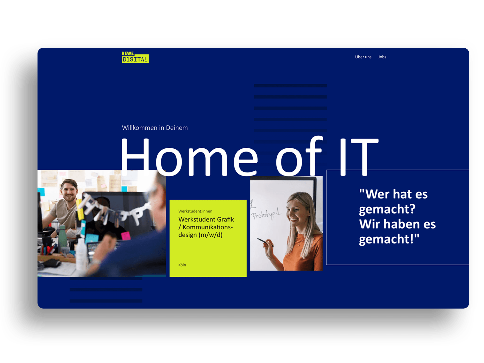 REWE digital Website Screenshot